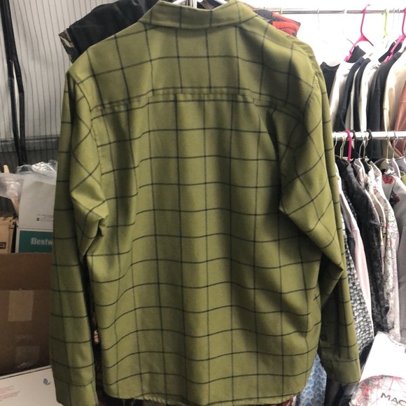 Dixxon “authentic” long sleeve button down flannel shirt with snaps men’s large - Picture 3 of 3